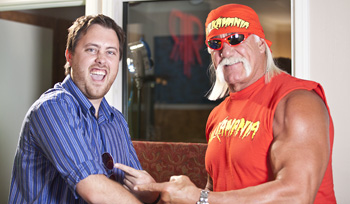 Brandon and Hulk Hogan